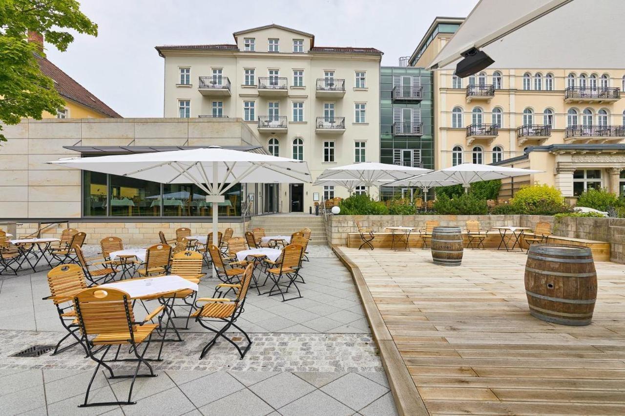 Hotel Elbresidenz An Der Therme Bad Schandau Exterior photo The terrace of the restaurant
